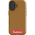 Sneakerhead Gold Pattern iPhone 16 Plus Impact Case