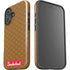 Sneakerhead Gold Pattern iPhone 16 Plus Impact Case