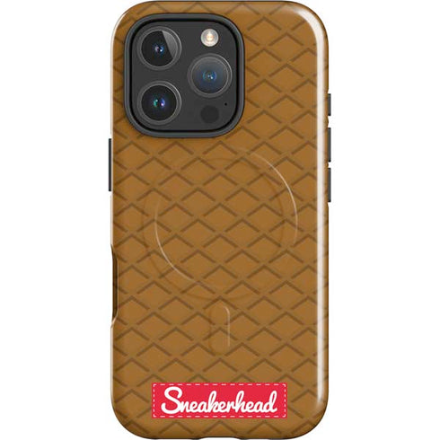 Sneakerhead Gold Pattern iPhone 16 Pro Magsafe Impact Case