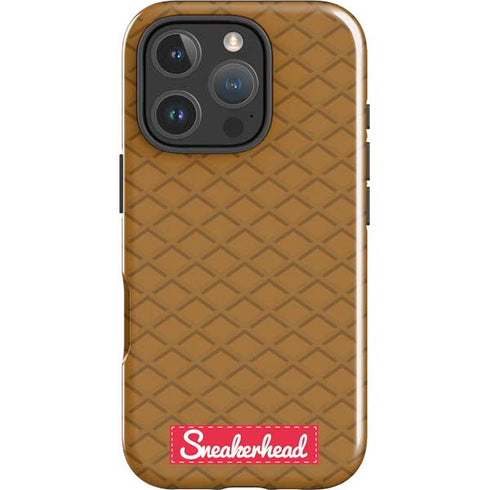 Sneakerhead Gold Pattern iPhone 16 Pro Max Impact Case