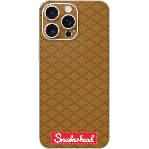Sneakerhead Gold Pattern iPhone 16 Pro Max Skin