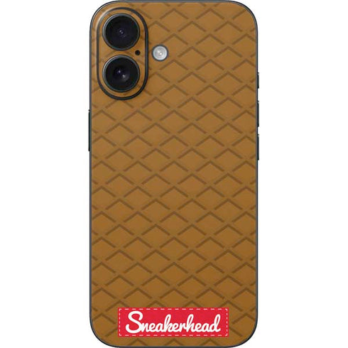 Sneakerhead Gold Pattern iPhone 16 Skin