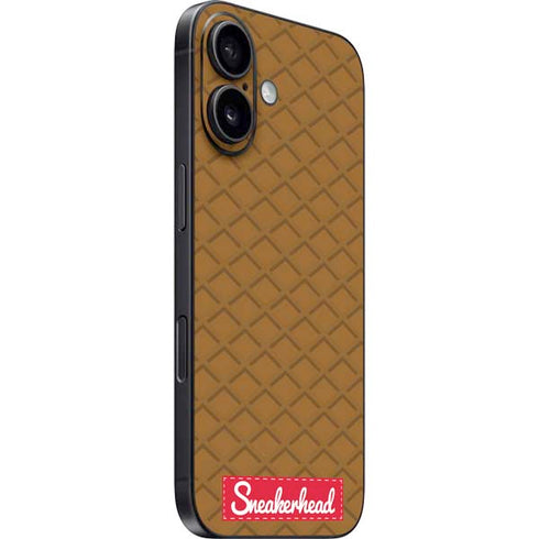 Sneakerhead Gold Pattern iPhone 16 Skin