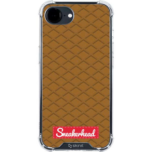 Sneakerhead Gold Pattern iPhone 16e Clear Case