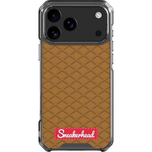 Sneakerhead Gold Pattern iPhone 18 Pro Max Clear Case