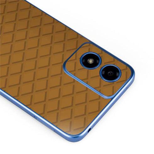 Sneakerhead Gold Pattern Moto G Play 4G (2024) Skin