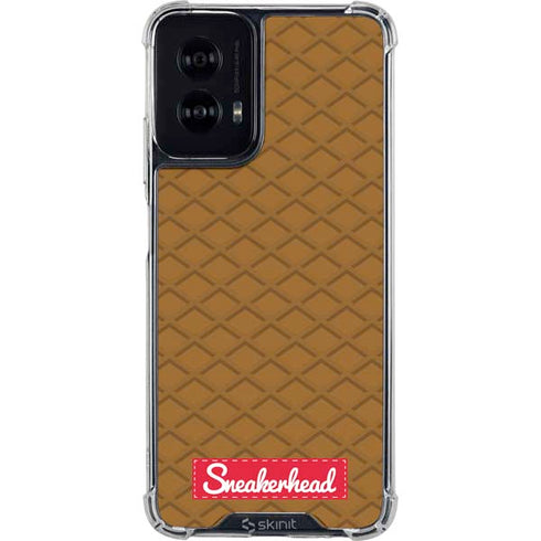 Sneakerhead Gold Pattern Moto G Power 5G (2024) Clear Case
