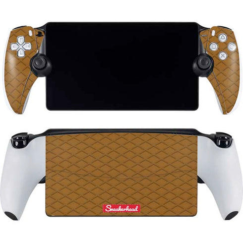 Sneakerhead Gold Pattern PlayStation Portal Remote Player Skin