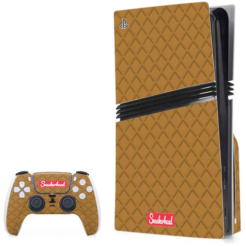 Sneakerhead Gold Pattern PlayStation PS5 Skins