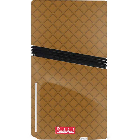 Sneakerhead Gold Pattern PS5 Pro Disk Bundle Skin