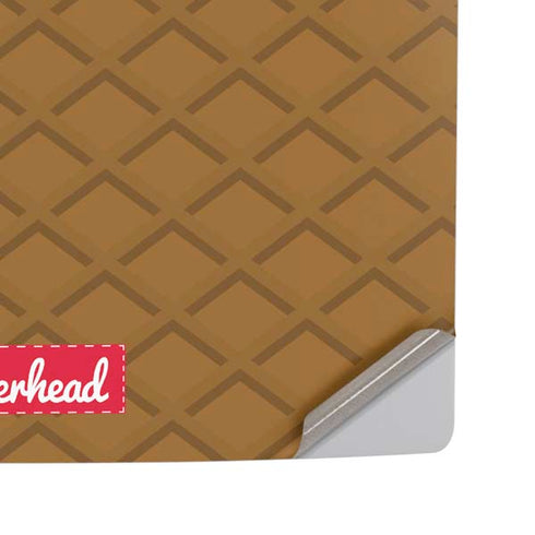 Sneakerhead Gold Pattern PS5 Pro Disk Console Skin