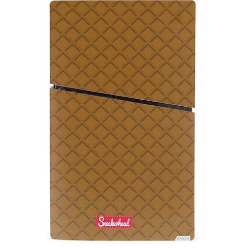 Sneakerhead Gold Pattern PS5 Slim Digital Edition Console Skin