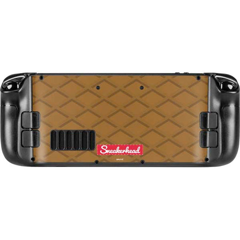 Sneakerhead Gold Pattern Steam Deck Handheld Gaming Computer Skin
