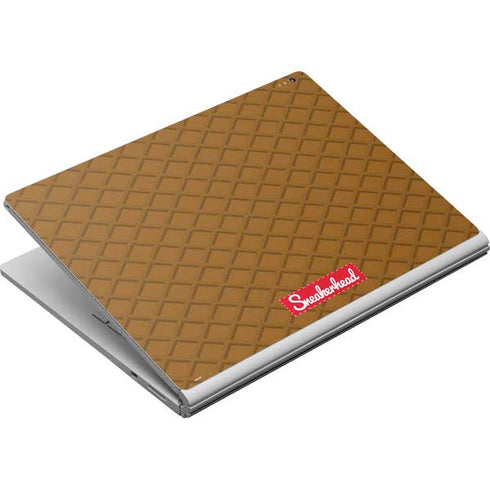 Sneakerhead Gold Pattern Surface Book Skin