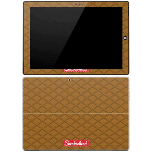 Sneakerhead Gold Pattern Surface Pro 3 Skin