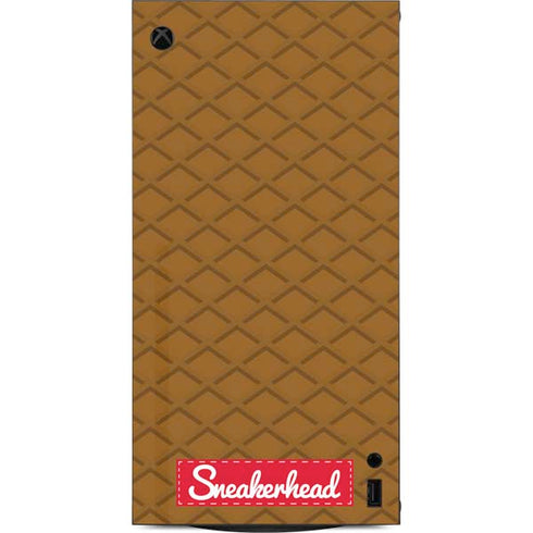 Sneakerhead Gold Pattern XBox Series X Digital Edition Console Skin
