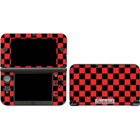 Sneakerhead Red Checkered Nintendo Skins