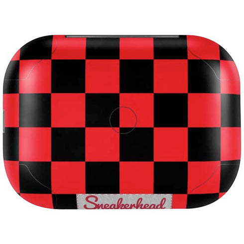 Sneakerhead Red Checkered Amazon Echo Buds Skin