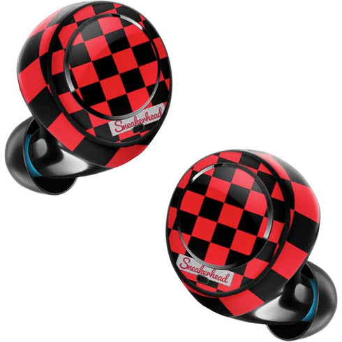 Sneakerhead Red Checkered Amazon Echo Buds Skin