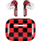 Sneakerhead Red Checkered AirPods Skins