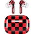 Sneakerhead Red Checkered AirPods Skins