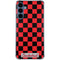 Sneakerhead Red Checkered Galaxy A55 5G Clear Case