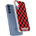 Sneakerhead Red Checkered Galaxy A55 5G Clear Case