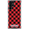 Sneakerhead Red Checkered Galaxy S23 Ultra Clear Case