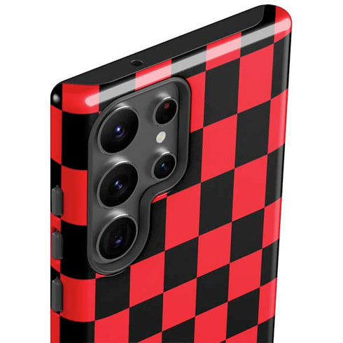 Sneakerhead Red Checkered Galaxy S23 Ultra Pro Case