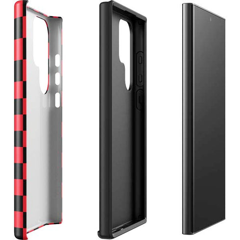 Sneakerhead Red Checkered Galaxy S23 Ultra Pro Case