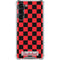 Sneakerhead Red Checkered Galaxy S24 FE Clear Case