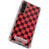 Sneakerhead Red Checkered Galaxy S24 FE Clear Case