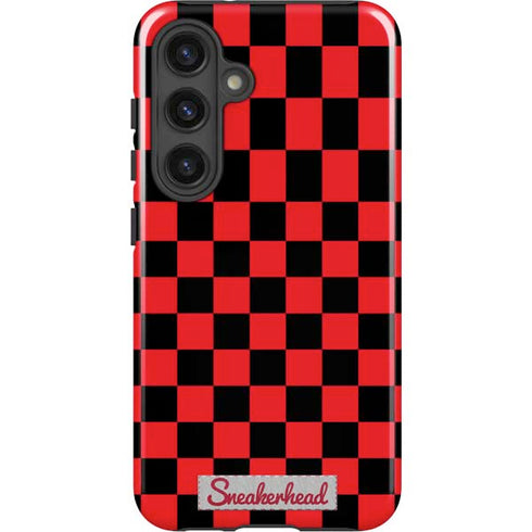 Sneakerhead Red Checkered Galaxy S25 Impact Case