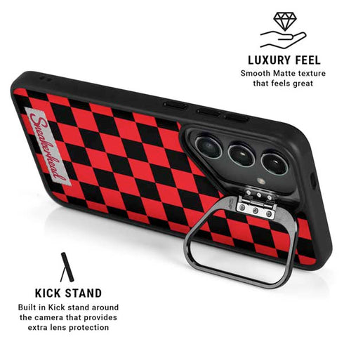 Sneakerhead Red Checkered Galaxy S24 Ultra Kickstand Case