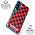 Sneakerhead Red Checkered Galaxy S25 Clear Case