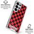 Sneakerhead Red Checkered Galaxy S25 Ultra Clear Case