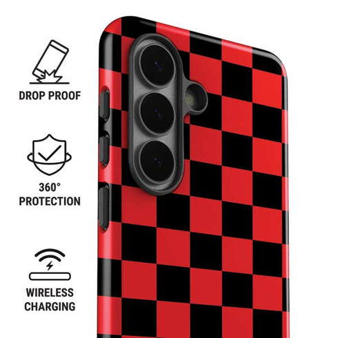 Sneakerhead Red Checkered Galaxy S26 Impact Case