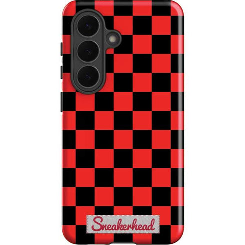 Sneakerhead Red Checkered Galaxy S26 Plus Impact Case