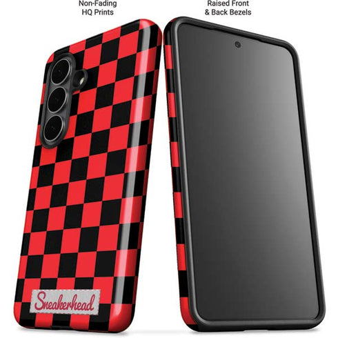 Sneakerhead Red Checkered Galaxy S26 Plus Impact Case
