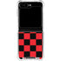 Sneakerhead Red Checkered Galaxy Z Flip6 Clear Case