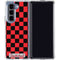 Sneakerhead Red Checkered Galaxy Z Fold5 5G Clear Case