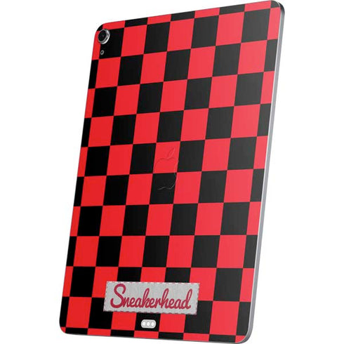 Sneakerhead Red Checkered Apple iPad Air Skin