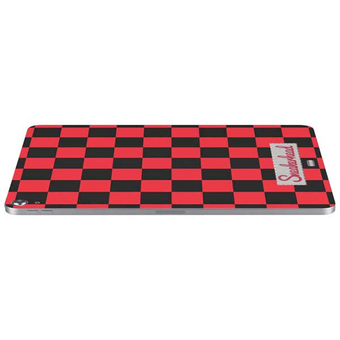 Sneakerhead Red Checkered Apple iPad Air Skin