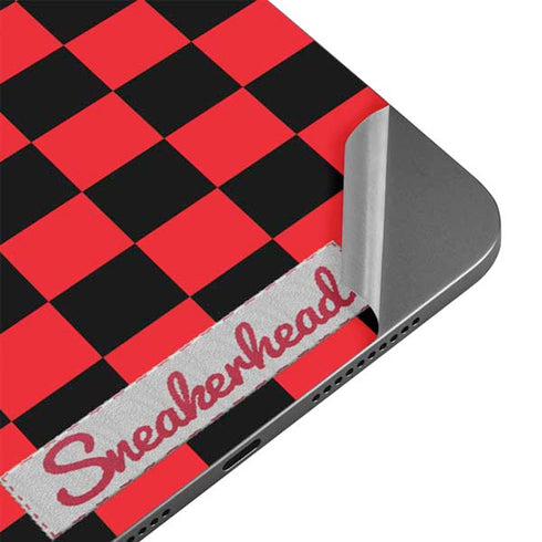 Sneakerhead Red Checkered Apple iPad Mini Skin