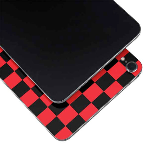 Sneakerhead Red Checkered Apple iPad Mini Skin