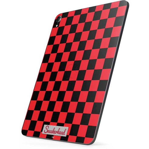 Sneakerhead Red Checkered Apple iPad Pro Skin