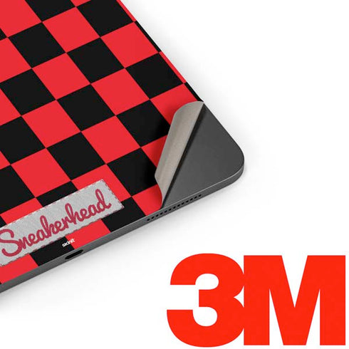 Sneakerhead Red Checkered Apple iPad Pro Skin