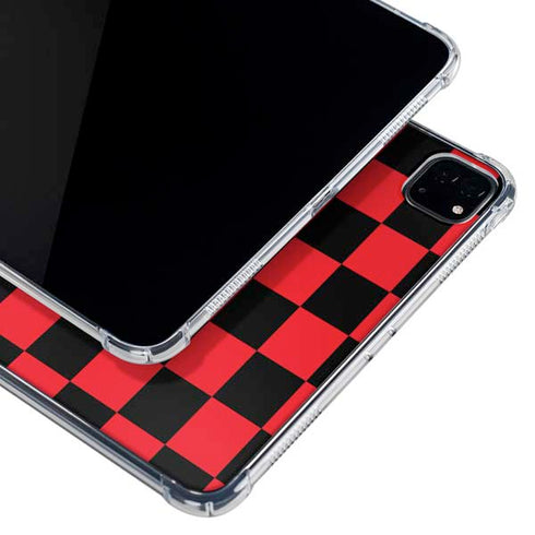 Sneakerhead Red Checkered iPad Cases