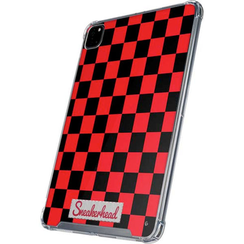 Sneakerhead Red Checkered iPad Cases