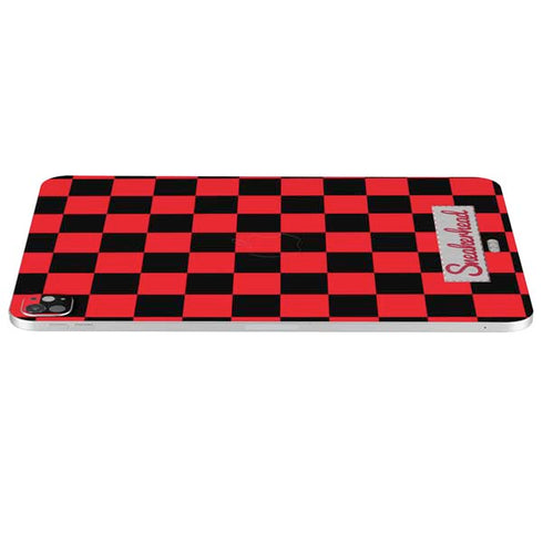 Sneakerhead Red Checkered iPad Pro 13in M4 (2024) Skin